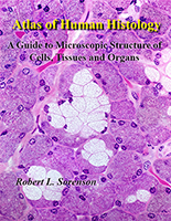 Cover of the textbook Atlas of Human Histology: Guide to Microscopic Structure